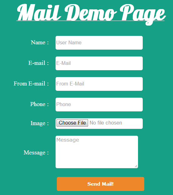 invoice form jquery attachment  email  SmartTutorials.net form php file